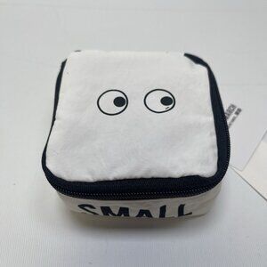 Anya Hindmarch × Uniqlo Mini Square Pouch (White) – Small Size, New with Tags